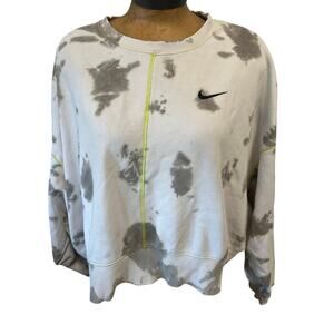 Nike Womens Large Midriff Long Sleeve Sweatshirt